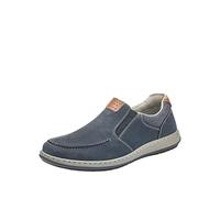 Rieker Homme 17360 Mocassins, Bleu (Pazifik/Amaretto/Navy), 46 EU