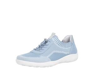 Rieker R3518, Mocassin Femme, Bleu, 44 EU