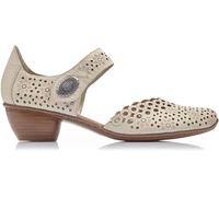 Rieker Rieker Womens Cream Hook & Loop Shoes Cream 3.5 EU 36