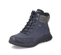 Rieker Bottines à lacets bleu marine / gris, Taille 37