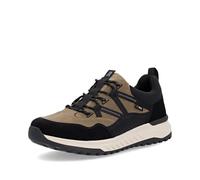 Rieker RiekerTEX U0104 Baskets basses pour homme avec semelle lâche hydrofuge, Marron Combi 20, 42 EU