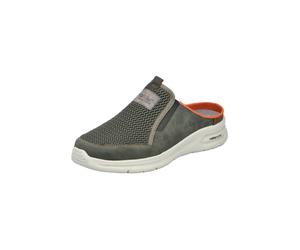 Rieker Sabots taupe / kaki / orange, Taille 42