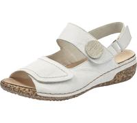 Rieker Sandale - Blanc Cuir lisse Taille : 36 Normal