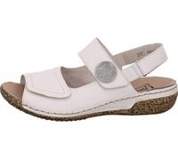 Rieker Sandale - Blanc Cuir lisse Taille : 38 Normal