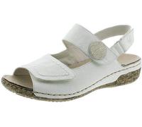 Rieker Sandale - Blanc Cuir lisse Taille : 41 Normal