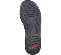 Rieker Sandale Femme Cuir recouvert Boucle Velcro 64561, Taille:41 EU, Couleur:Noir