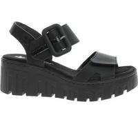 Rieker Femme 68050 Sandale, Noir, 38 EU