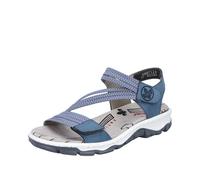 Rieker Sandale Femme Trekkingsandales Bleues 68871