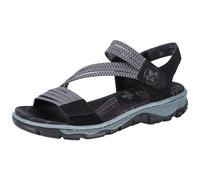 Rieker Sandale Femmes Trekking Extérieur Stretch Fermeture Scratch Étroit 68871