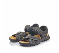Rieker Sandale Pour Hommes Noir 25051