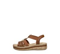 Rieker - Sandalen Plat - Femme - Chaussures - Brun - Taille: 36 EU