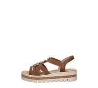 Rieker - Sandalen Plat - Femme - Chaussures - Brun - Taille: 42 EU