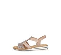 Rieker - Sandalen Plat - Femme - Chaussures - Rose - Taille: 39 EU