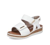 Rieker Sandalen Plat Wit