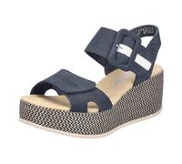 Rieker Sandales à lanières bleu foncé, Taille 40