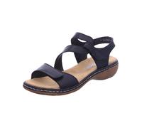 Rieker Sandales 659C7 pour femmes noires