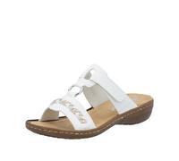 Rieker Sandales à lanières pour femme 608D1 Beige 38 EU