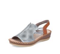Rieker Sandales à lanières pour femme 61359, Bleu 14., 37 EU