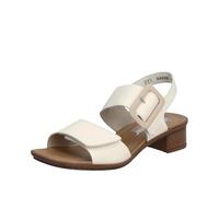 Rieker Sandales à lanières pour femme - Beige - 41 EU