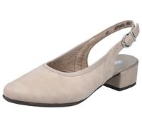 Rieker Sandales Ballerines Slingback Beige 47060, Talon Bloc
