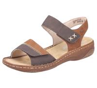 Rieker Femme V2860 Sandales Bride Cheville, Marron, 40 EU