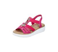 Rieker, Femme, Chaussures, Rose, Taille: 40 EU Sandalen Plat