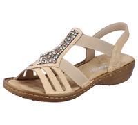 Rieker Sandales beige / transparent, Taille 42