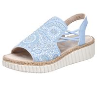 Rieker Sandales bleu / bleu clair / menthe / blanc, Taille 40