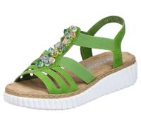 Rieker Sandales bleu clair / pomme / rose, Taille 36