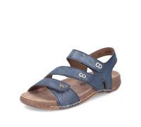 Rieker Sandales classiques pour femme 61402, Bleu 12., 38 EU