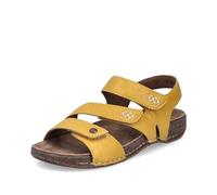 Rieker Sandales classiques pour femme 61402, Jaune 69, 38 EU
