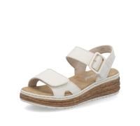 Rieker Sandales classiques pour femme 62760, Beige 60., 43 EU Large