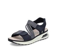 Rieker Sandales classiques pour femme 65671, Bleu 14., 42 EU Large