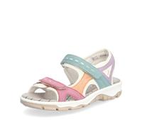 Rieker Sandales classiques pour femme 68866, Multi 92, 38 EU Étroit