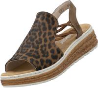 Rieker sandales compensées pour femmes 31478-36, 31478-37, 31478-38, 31478-39, 31478-40, 31478-41, 31478-42, 31478-43 RIE-62741 marron/bois 38 38