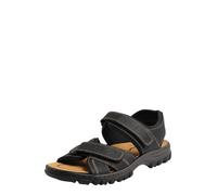 Rieker Homme Sandales 25051,Monsieur Sandales de Trekking,Sandales d'outdoor,Sandales de Sport,Double Fermeture Velcro,schwarz/01,40 EU / 6.5 UK