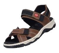 Rieker Sandales de trekking pour femme - Marron - 38 EU