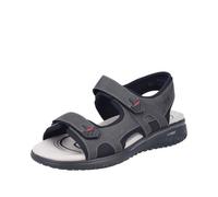 Rieker Sandales de trekking pour homme 26455 - Noir - 46 EU