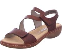 Rieker Sandales en cuir pour femmes en Marron - 5 Royaume-Uni - 38 EU - 7 US / Marron