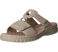Rieker Sandales Femme Pantolette Confortable Beige Loisirs, Taille:36 EU