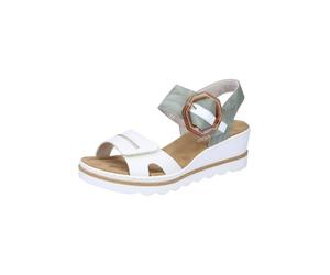 Rieker Sandales kaki / blanc, Taille 41