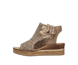 Rieker Sandales marron / noisette, Taille 40