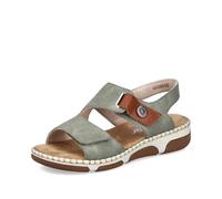 Rieker Sandales femme 66280 – Vert – Pointure 42 EU