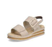 Rieker sandales mode femme 69260, Pointure:39 EU, La couleur:beige