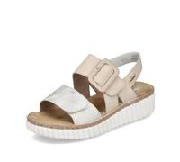 Rieker Sandales nude / or / argent, Taille 40
