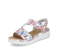 Rieker Sandales Mode Femme V1364, Pointure:38 EU, La Couleur:Multicolore