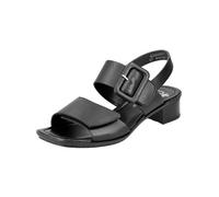 Rieker Sandales 62663 pour femme, Noir, 36 EU