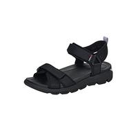 Rieker Femme V8401 Sandales de Trekking, Noir, 38 EU
