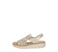 Rieker - Sandales Plates - Femme - Chaussures - Beige - Taille: 36 EU