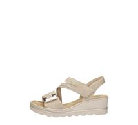 Rieker - Sandales plates - Femme - Chaussures - Beige - Taille: 42 EU